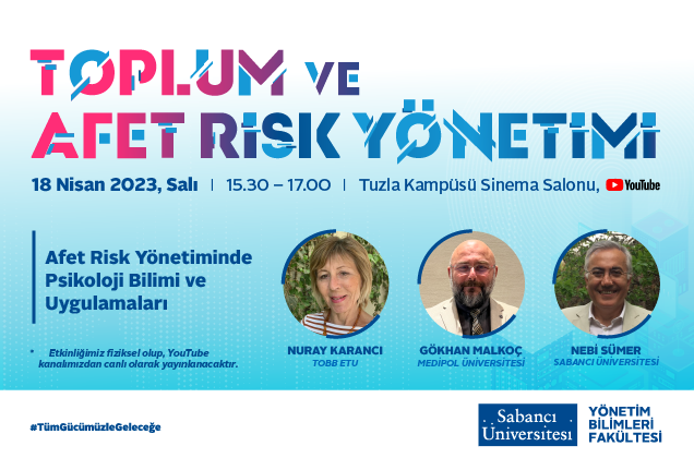 Toplum ve Afet Risk Yönetimi 3. Semineri 18 Nisan’da Gerçekleşecek
