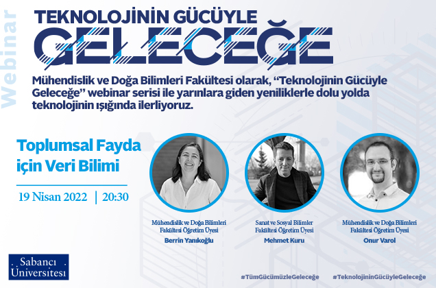 “Toplumsal Fayda için Veri Bilimi” webinarı