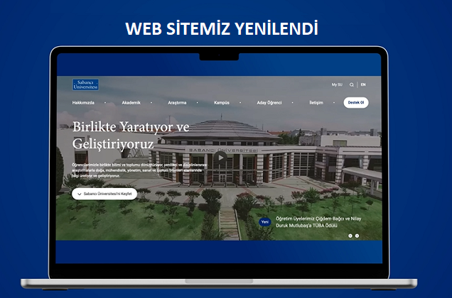 Sabancı Üniversitesi Ana Web Sitesi Yenilendi