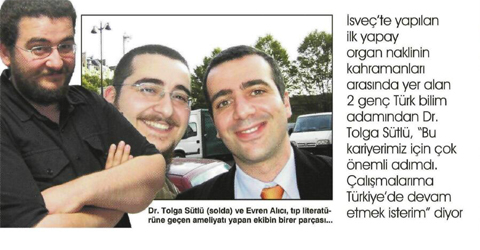 İlk yapay organ nakli