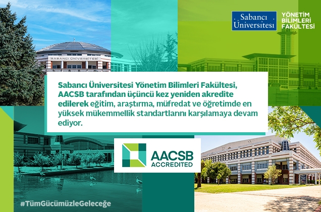 Yönetim Bilimleri Fakültesi AACSB Akreditasyonunu Yeniledi