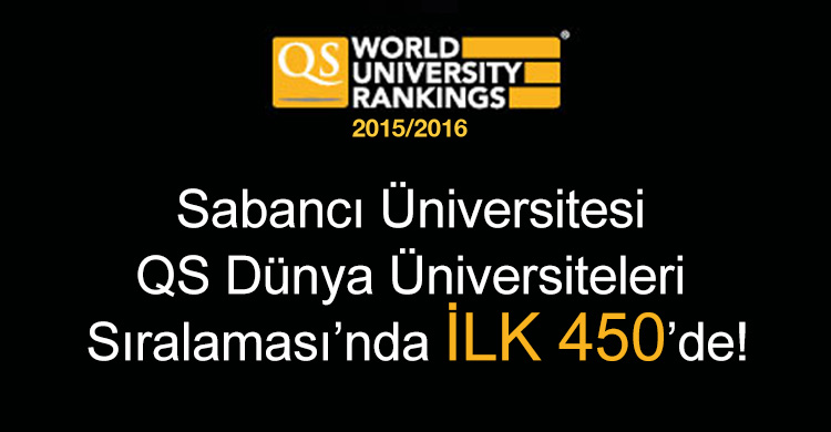 qs dünya üniversiteleri sıralaması-sabancı üniversitesi