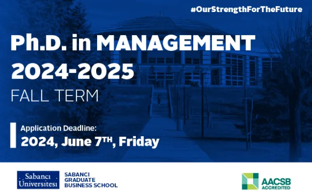 2024-25 Fall Term Ph.D. in Management Program Application Deadline is June 7th, 2024