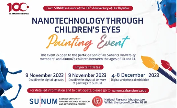 “Nanotechnology Through Children’s Eyes” Painting Exhibition from SUNUM in honor of the 100th anniversary of our Republic