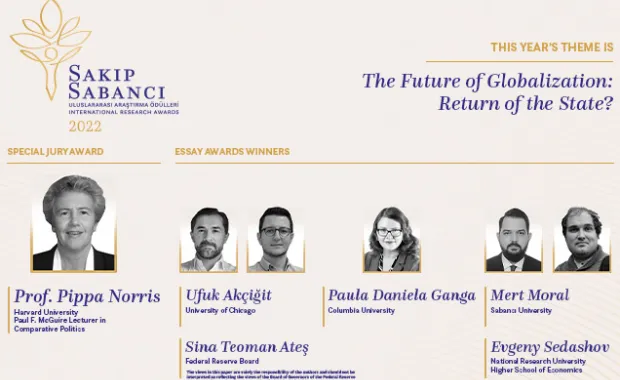 2022 Sakıp Sabancı International Research Awards have been Announced
