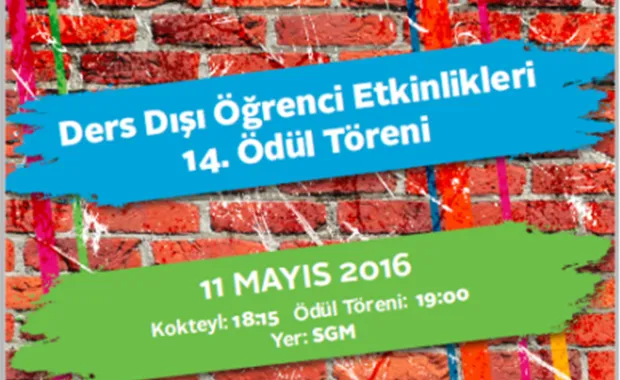 Dersdışı Öğrenci Etkinlikleri Ödülü