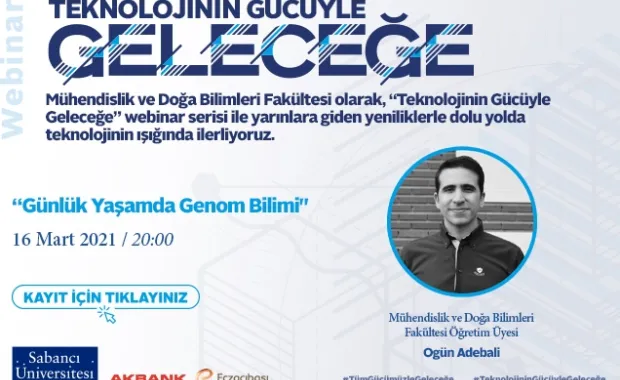 "Günlük Yaşamda Genom Bilimi" webinarı