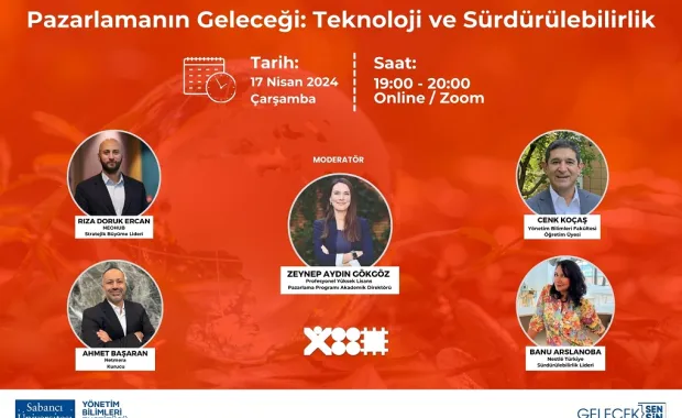"Pazarlamanın Geleceği: Teknoloji ve Sürdürülebilirlik" Paneline Davetlisiniz