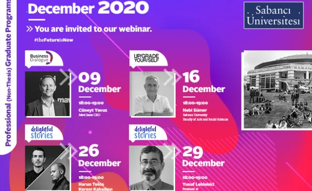 Profesyonel Yüksek Lisans Programları Webinar Serisi Başlıyor
