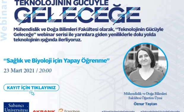 “Sağlık ve Biyoloji için Yapay Öğrenme” webinarı