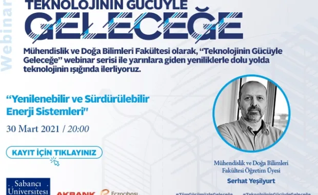“Yenilenebilir ve Sürdürülebilir Enerji Sistemleri” webinarı