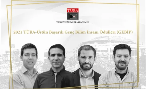 Öğretim Üyelerimize TÜBA-Üstün Başarılı Genç Bilim İnsanı Ödülleri (GEBİP)