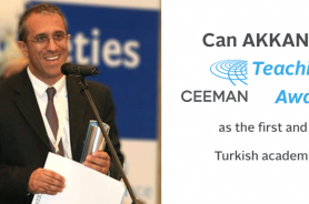 Our Faculty Member Can Akkan wins international award Resmi