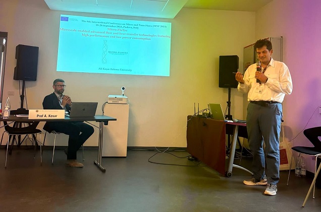 Our Researchers' Horizon Europe MSCA Staff Exchanges Project Micro-FloTec was Promoted in the Micro and Nano Flows 2023 Conference