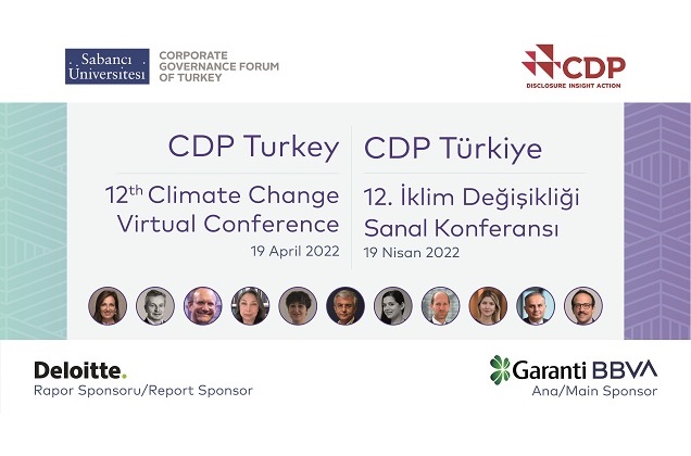 The CDP Turkey 12th Climate Change Virtual Conference and Award Ceremony on April 19