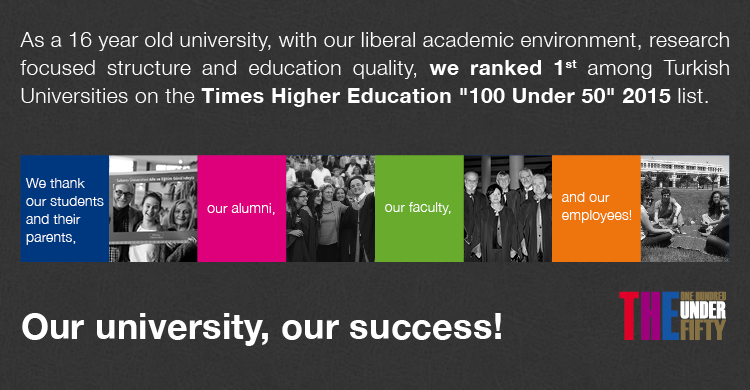 Sabancı University First in Turkey on the THE "100 Under 50" Rankings
