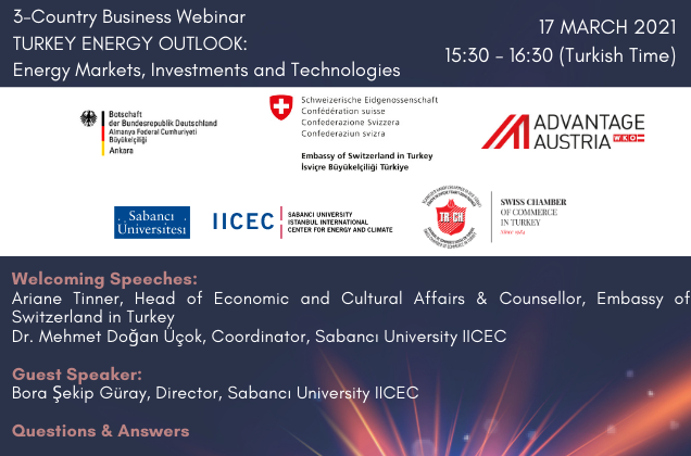 “Turkey Energy Outlook: Energy Markets, Investments and Technologies” webinar