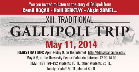 XIII. Traditional Gallipoli Trip