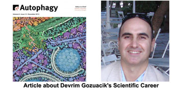 Article about Devrim Gozuacik&#039;s career