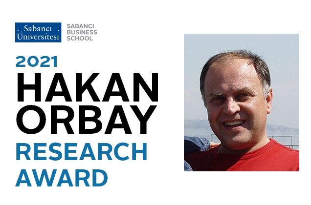 The Winner of the Hakan Orbay Research Award 2021 Announced