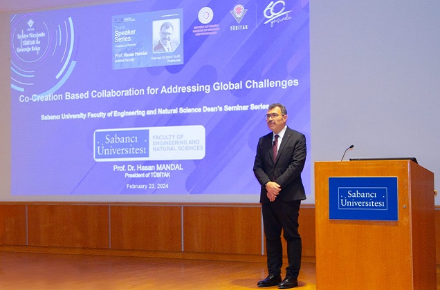 TÜBİTAK President Hasan Mandal Met with Sabancı University Academics