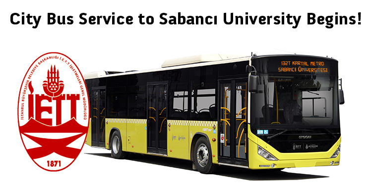 City Bus Service to Sabancı University Begins!