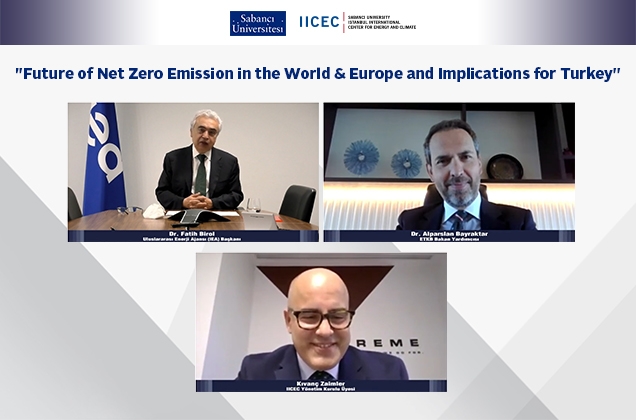 The “Future of Net Zero Emission in the World &amp; Europe and Implications for Turkey” webinar was held