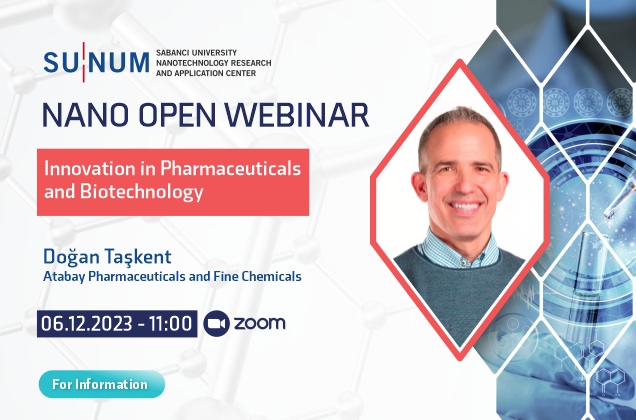 Doğan Taşkent is the new guest of the Nano Open Webinars