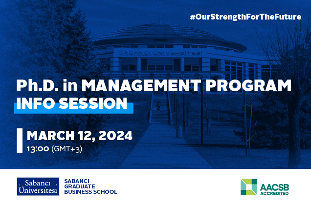 You are invited to the Ph.D. in Management Program Information Session