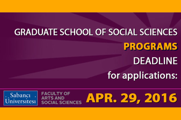 GRADUATE SCHOOL OF SOCIAL SCIENCES GRADUATE PROGRAMS 2016 – 2017 FALL APPLICATIONS
