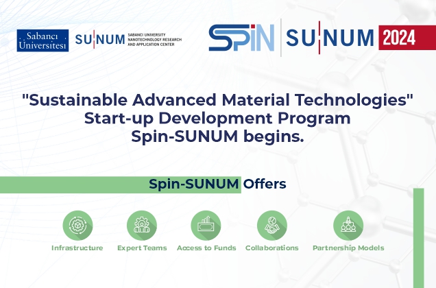 "Sustainable Advanced Material Technologies" Development Programme Spin-SUNUM begins.