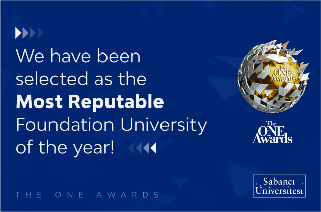 Sabancı University receives “the Most Reputable Foundation University of the Year” Award