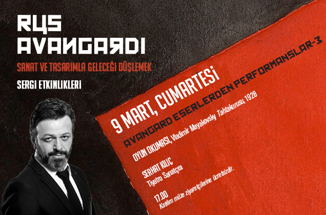 “Avangard Eserlerden Performanslar” tiyatro oyuncusu Serhat Kılıç