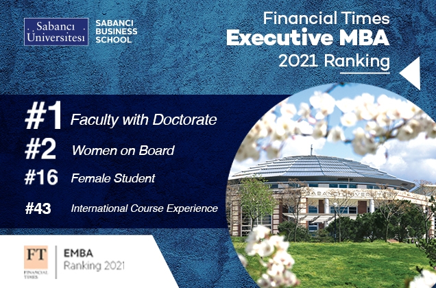 lindre skepsis Snavset Sabancı Executive MBA Program Ranked Among the Best Management Programs in  the World | GazeteSU