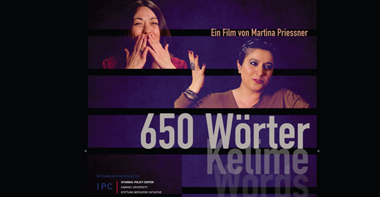 Belgesel gösterimi: 650 Wörter/ Words/ Kelime
