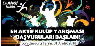 En Aktif Kulüp Yarışması Başvuruları Başladı!