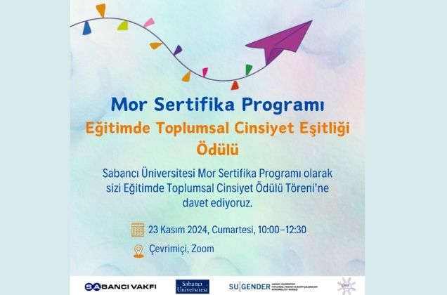 Eğitimde Toplumsal Cinsiyet Eşitliği Ödül Töreni 2024