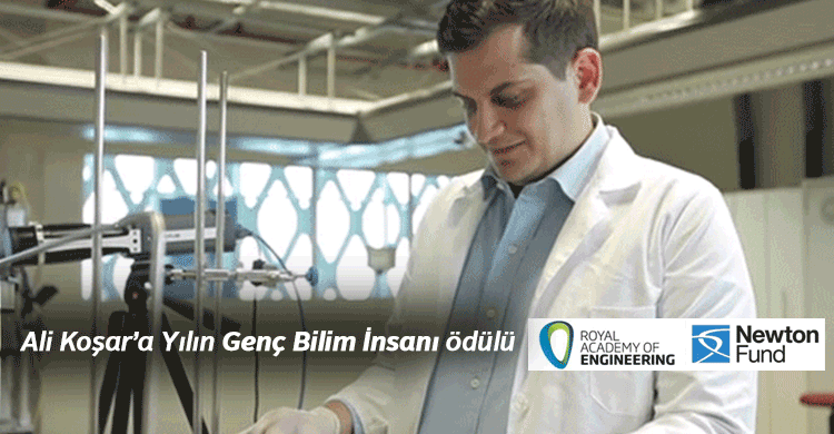 Ali Koşar'a Yılın Genç Bilim İnsanı Ödülü