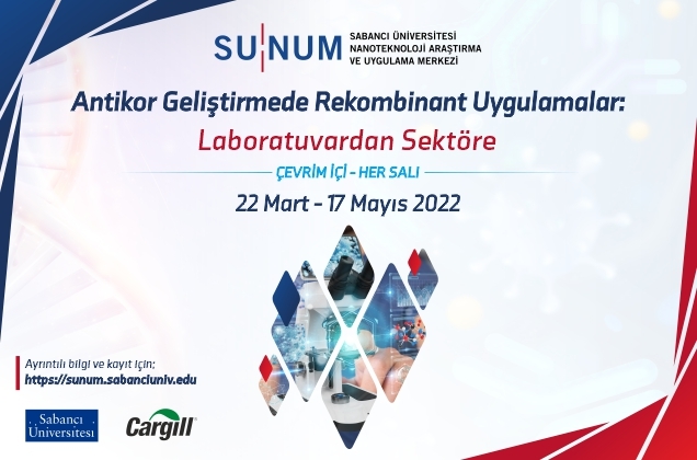 SUNUM, “Antikor Geliştirmede Rekombinant Uygulamalar: Laboratuvardan Sektöre” eğitimi düzenliyor