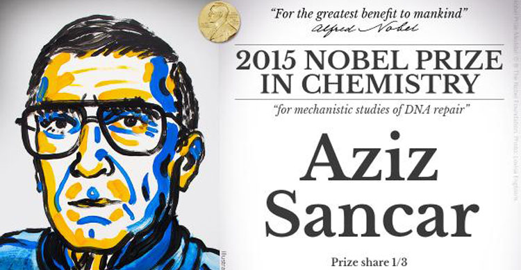 Nobel Kimya Ödülü'nü Prof. Aziz Sancar Kazandı
