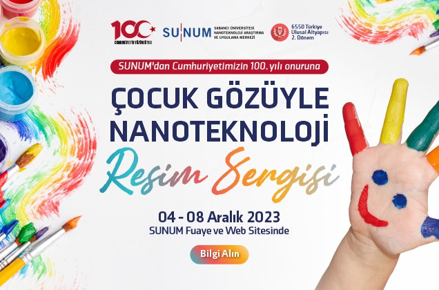 SUNUM&#039;dan Cumhuriyetimizin 100. yılı onuruna &quot;Çocuk Gözüyle Nanoteknoloji&quot; Resim Sergisi