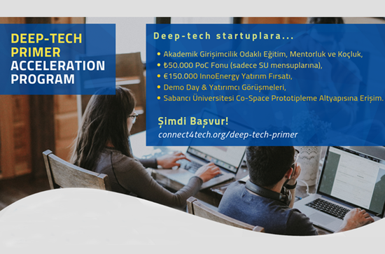 Akademik Girişimcilere: Deep-Tech Primer başvuruları devam ediyor