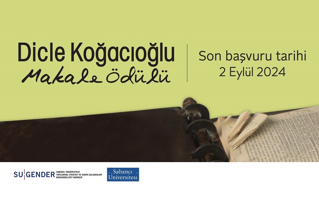 Dicle Koğacıoğlu Makale Ödülü 15’inci Kez Verilecek