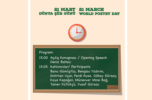 21 Mart Dünya Şiir Günü Etkinliği