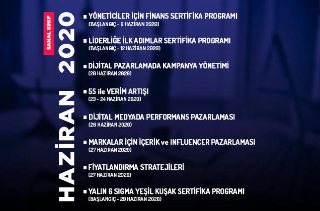 EDU Açık Eğitimler ile Haziran’da 8 Farklı Eğitim