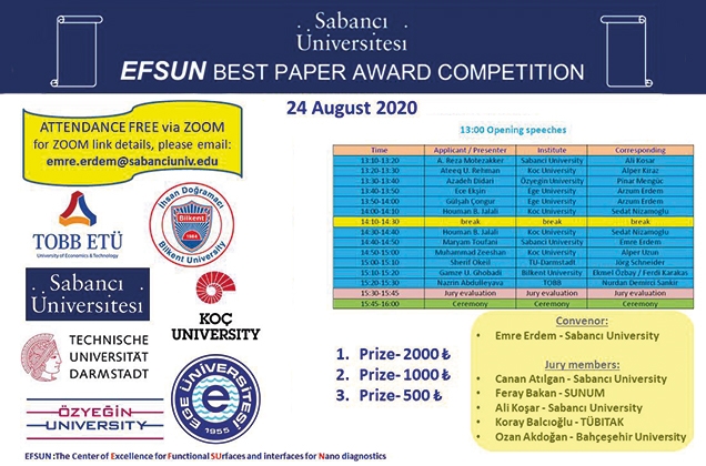 EFSUN En İyi Makale Yarışması 2020 Etkinliği