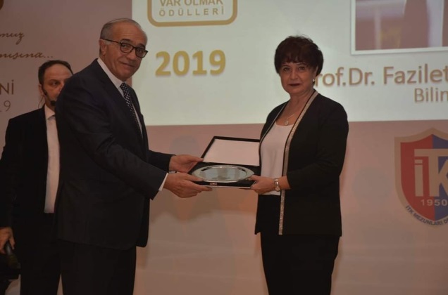 Fazilet Vardar Sukan Bilime Katkı Ödülü’nün sahibi oldu