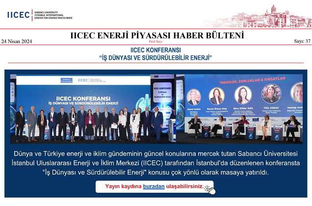 ICEC Enerji Piyasası Haber Bülteni (Özel Sayı) No: 37