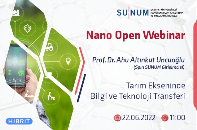 Nano Open Seminer Serisi'nin yeni konuğu Prof. Dr. Ahu Altınkut Uncuoğlu