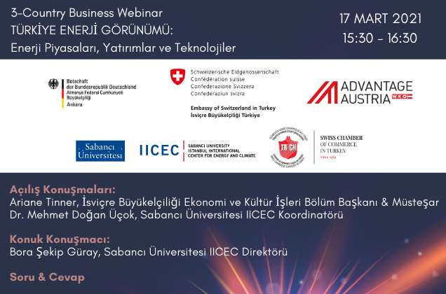 ‘‘Türkiye Enerji Görünümü: Enerji Piyasaları, Yatırımlar ve Teknolojiler” webinarı